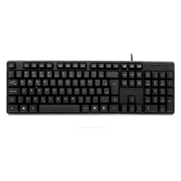 Teclado com Fio USB Básico